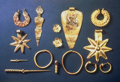 Jewellery from Tell Ajjul, Israel, 16th Century BC by Prehistoric